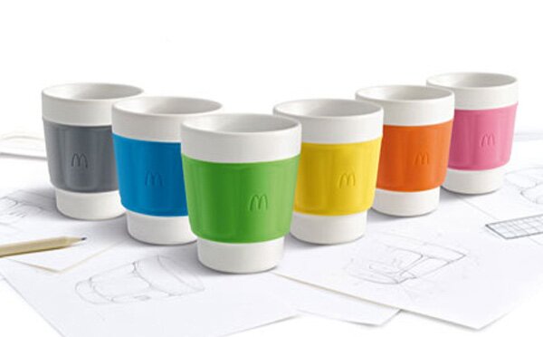 tasses design pour Mc Donald's